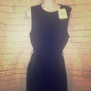 Black Who What Wear Belted Sheath